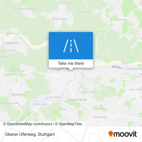 Карта Oberer Uferweg
