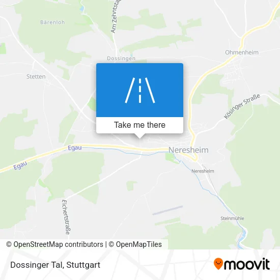 Карта Dossinger Tal