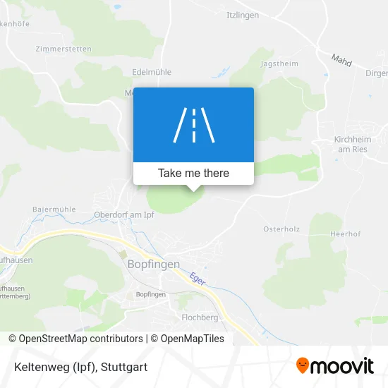 Карта Keltenweg (Ipf)