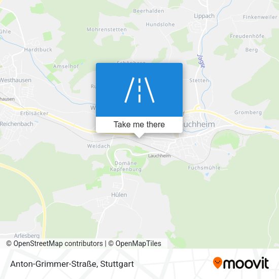 Anton-Grimmer-Straße map