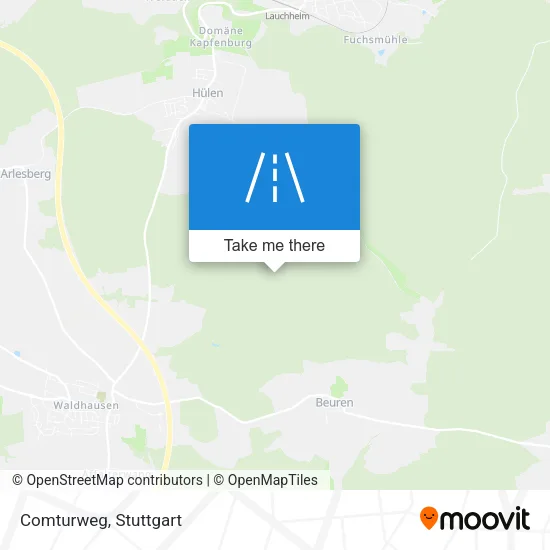 Карта Comturweg