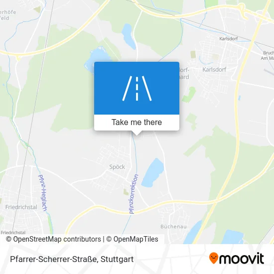 Карта Pfarrer-Scherrer-Straße