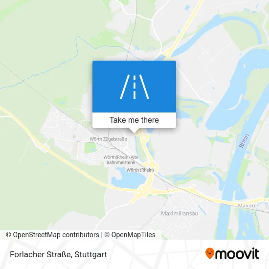 Карта Forlacher Straße