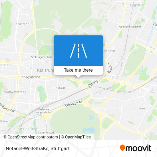 Карта Netanel-Weil-Straße