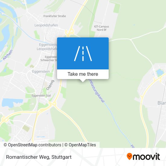 Карта Romantischer Weg