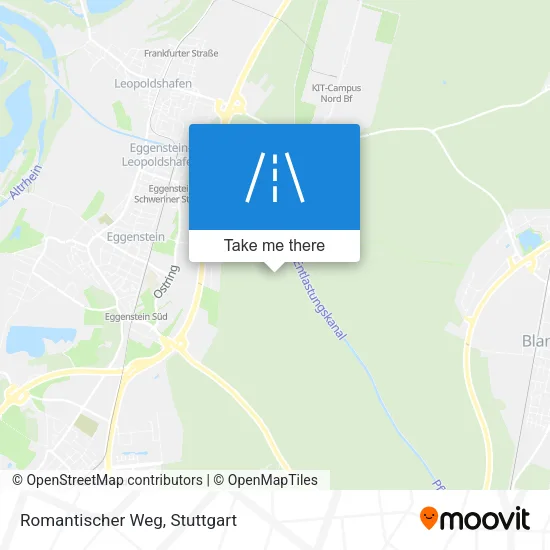 Карта Romantischer Weg