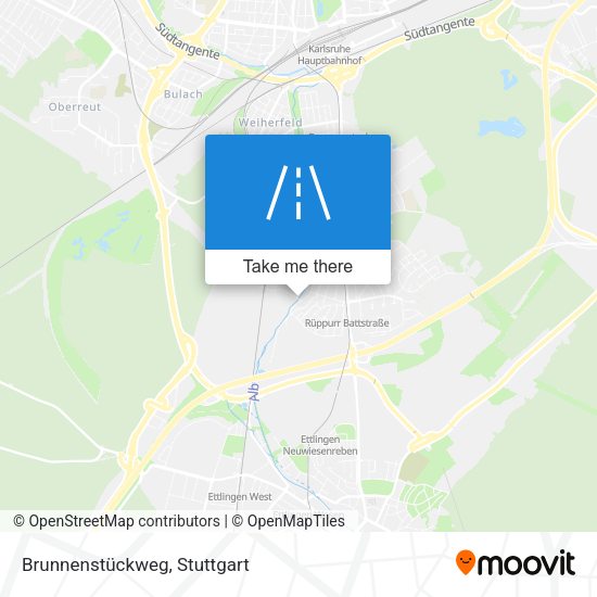 Brunnenstückweg map