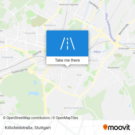Killisfeldstraße map