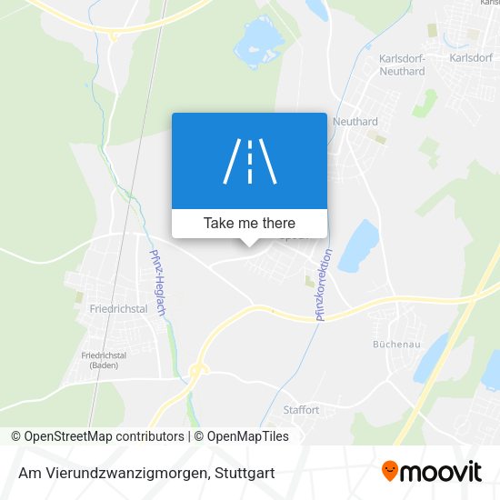 Am Vierundzwanzigmorgen map