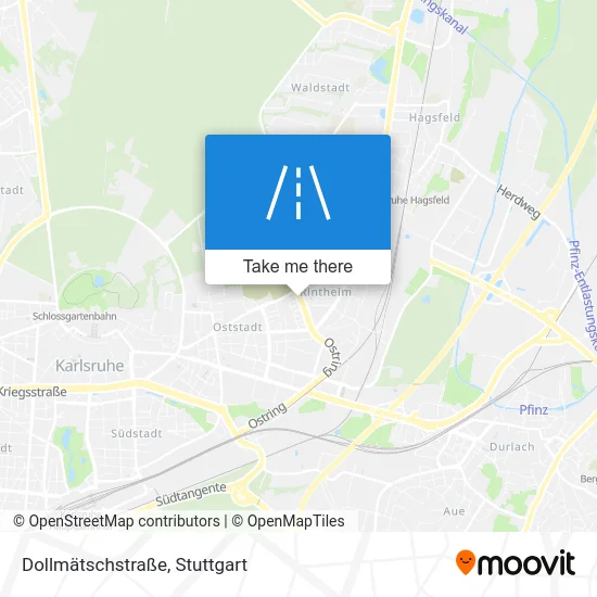 Карта Dollmätschstraße