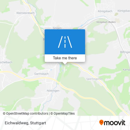 Карта Eichwaldweg