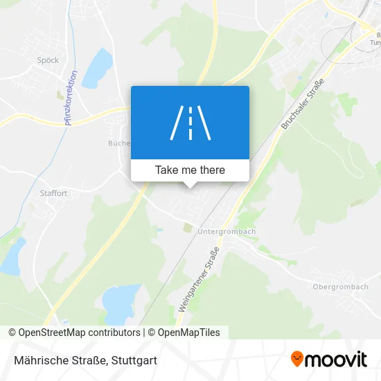 Карта Mährische Straße