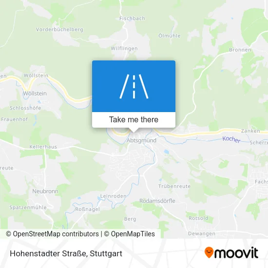 Карта Hohenstadter Straße