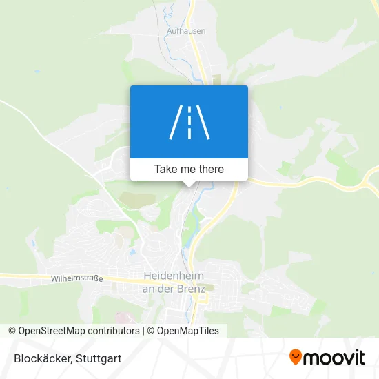 Карта Blockäcker