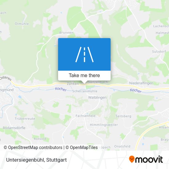 Untersiegenbühl map