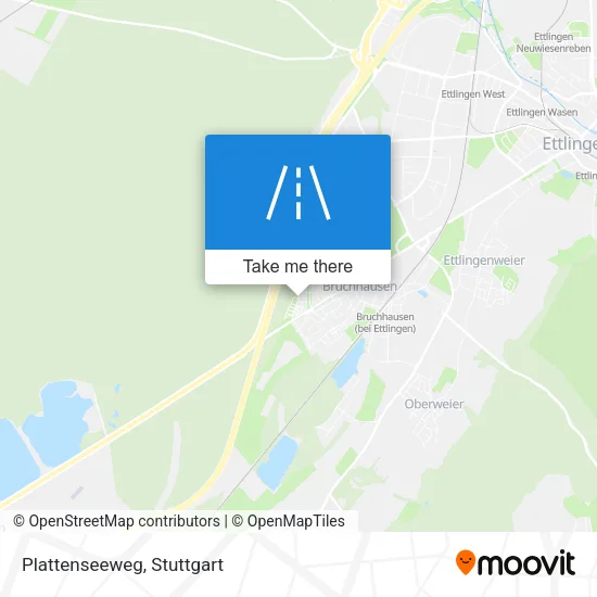 Карта Plattenseeweg