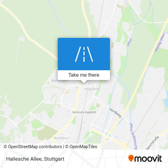 Карта Hallesche Allee