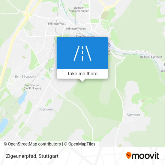 Карта Zigeunerpfad