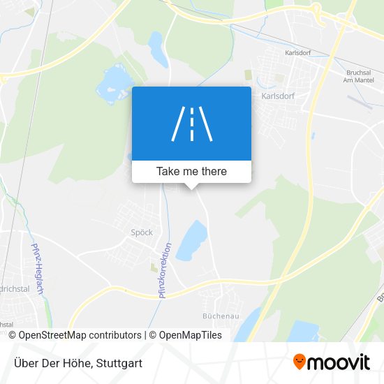 Карта Über Der Höhe