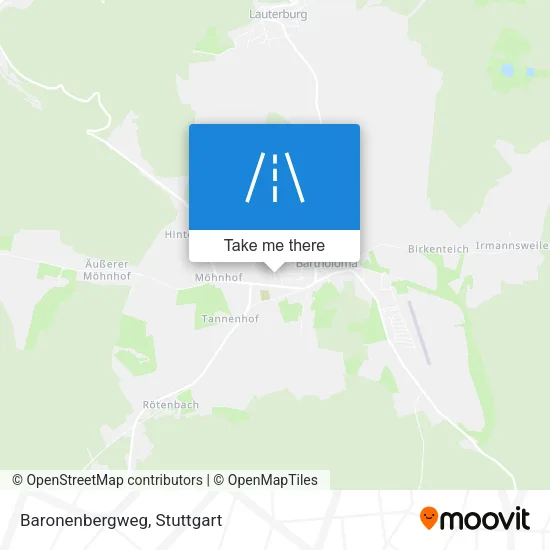 Карта Baronenbergweg