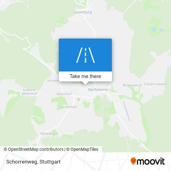 Schorrenweg map