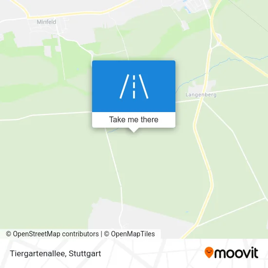 Карта Tiergartenallee