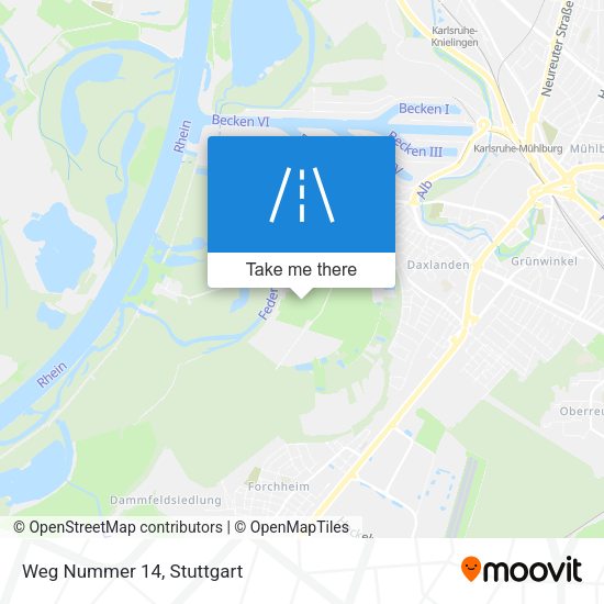Карта Weg Nummer 14