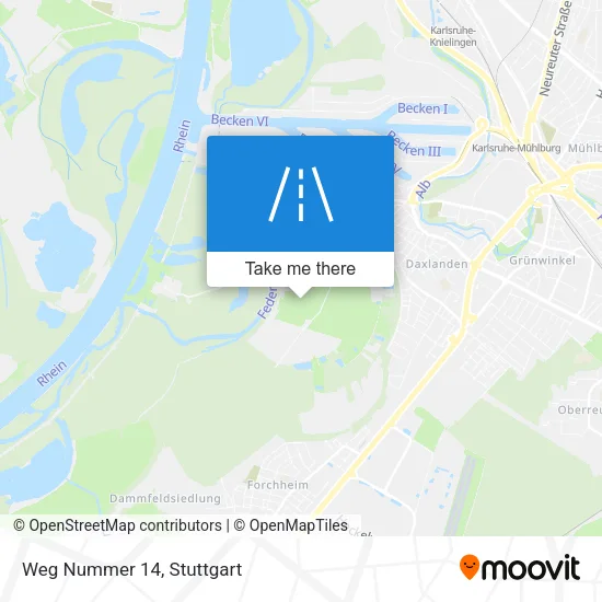 Карта Weg Nummer 14