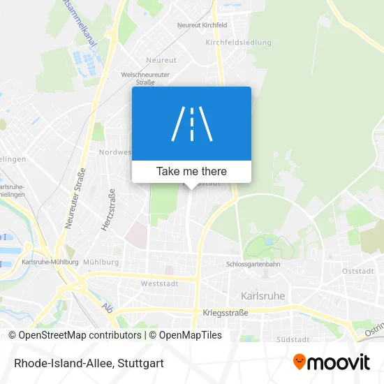 Карта Rhode-Island-Allee