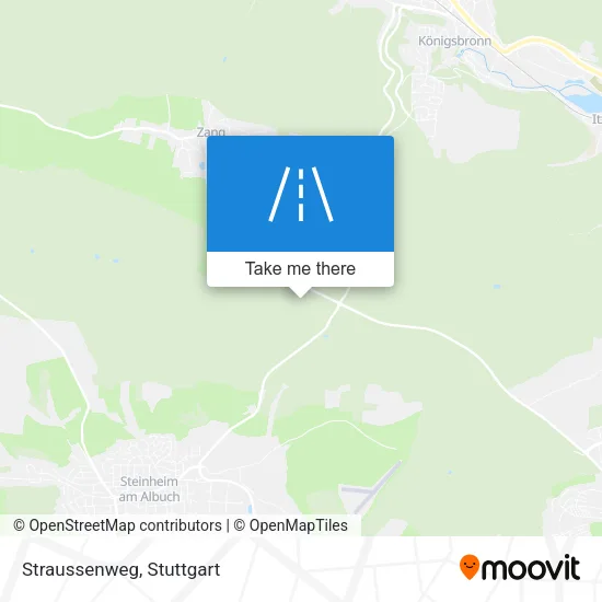 Карта Straussenweg
