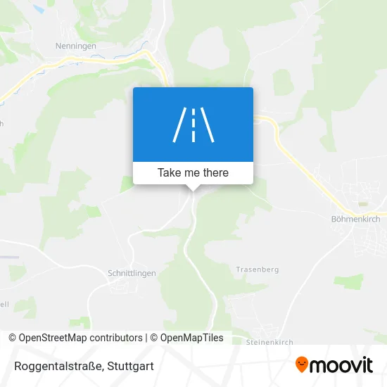Карта Roggentalstraße