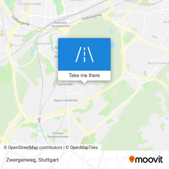 Карта Zwergenweg