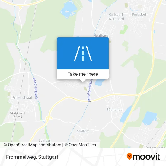 Карта Frommelweg