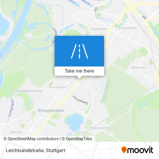 Карта Leichtsandstraße