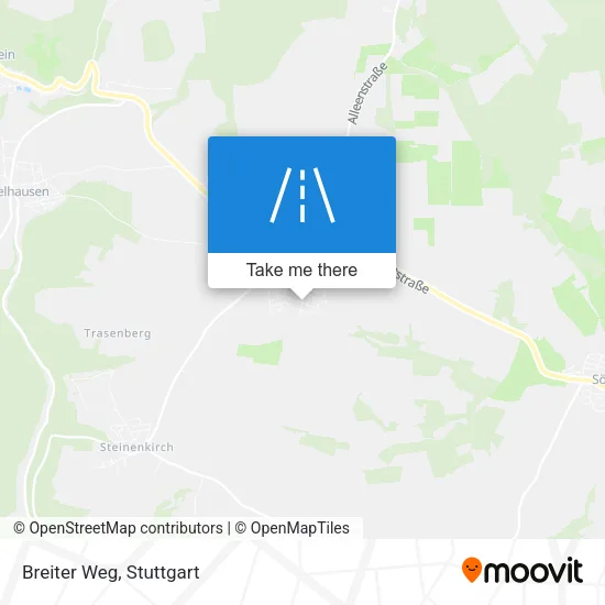 Карта Breiter Weg