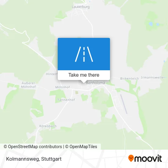 Kolmannsweg map