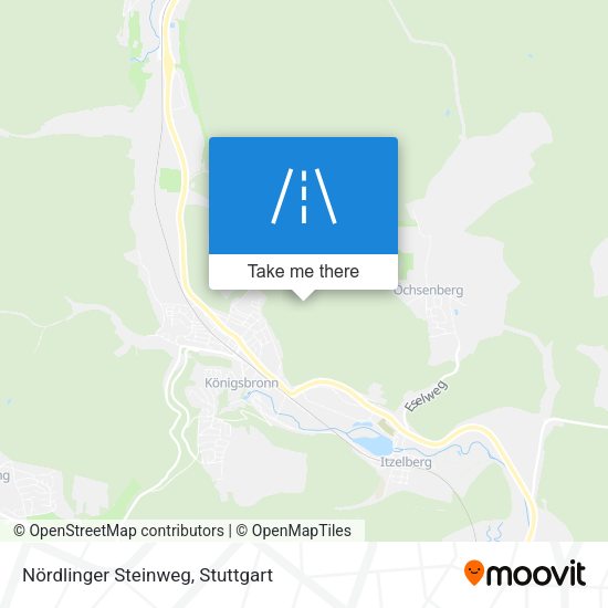 Nördlinger Steinweg map