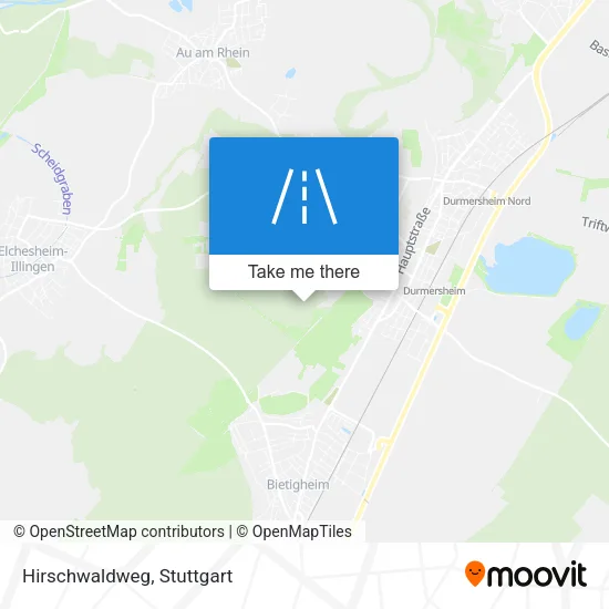 Карта Hirschwaldweg