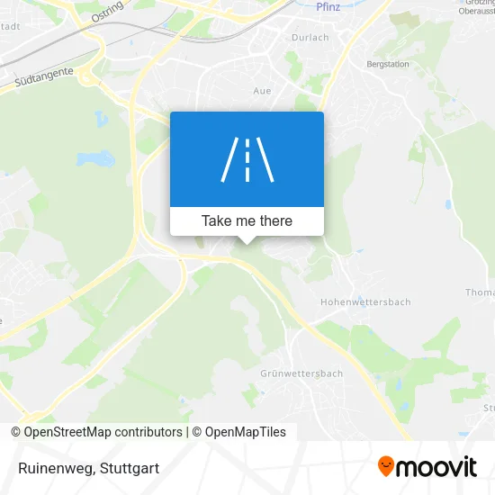Карта Ruinenweg