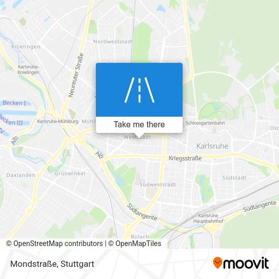 Карта Mondstraße