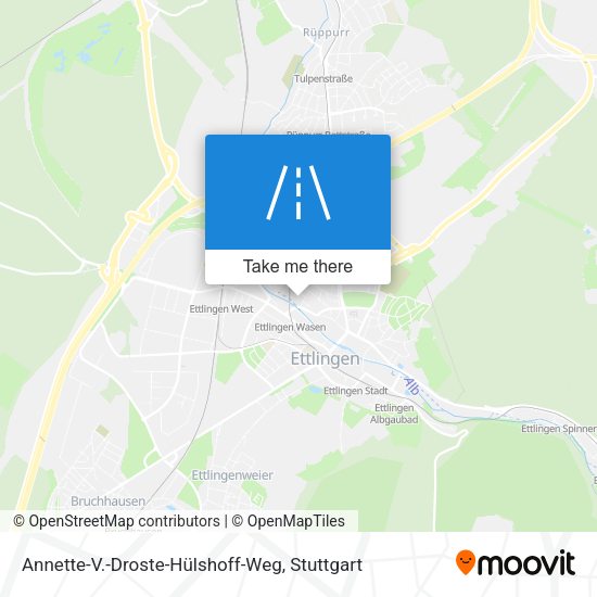 Annette-V.-Droste-Hülshoff-Weg map