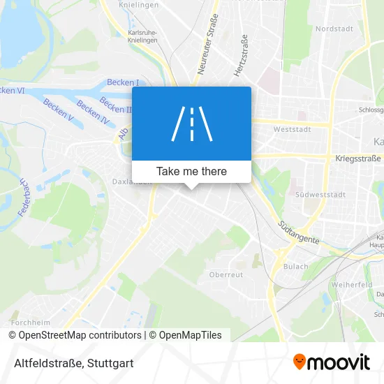 Карта Altfeldstraße