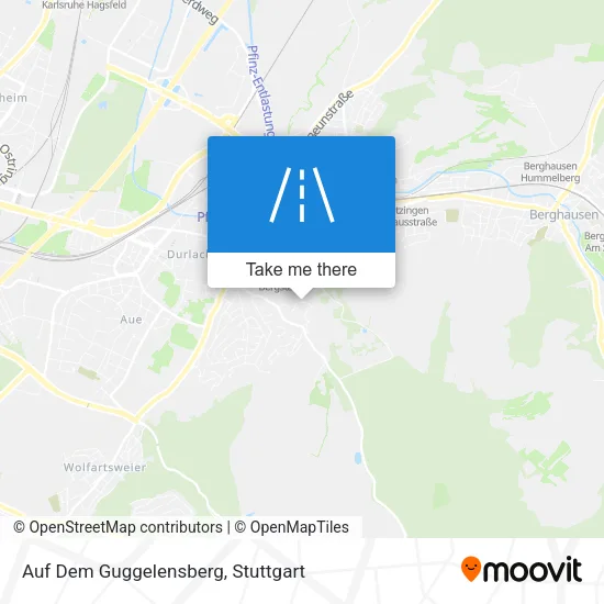 Карта Auf Dem Guggelensberg