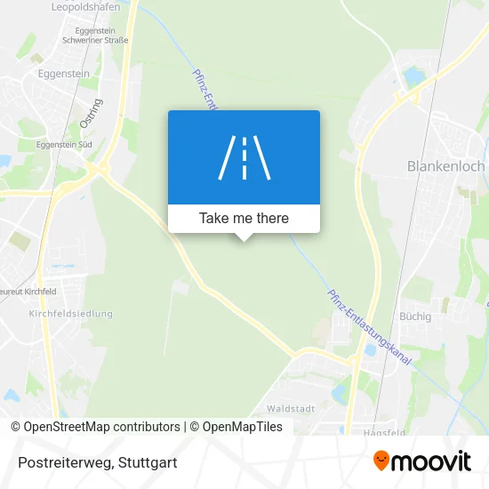 Карта Postreiterweg