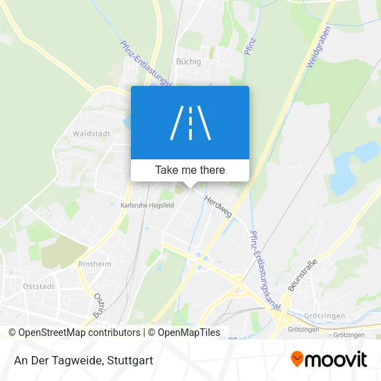 Карта An Der Tagweide