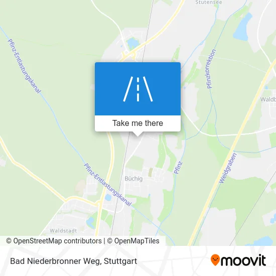 Карта Bad Niederbronner Weg