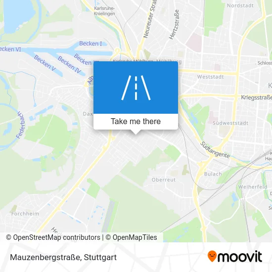 Карта Mauzenbergstraße