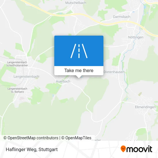 Карта Haflinger Weg