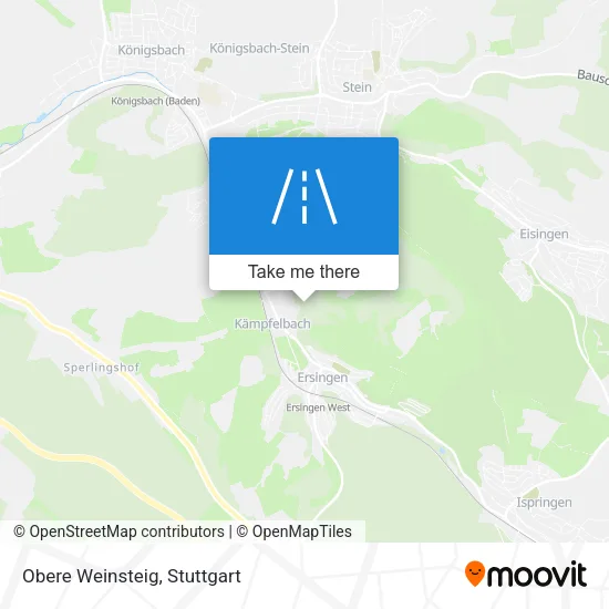 Карта Obere Weinsteig