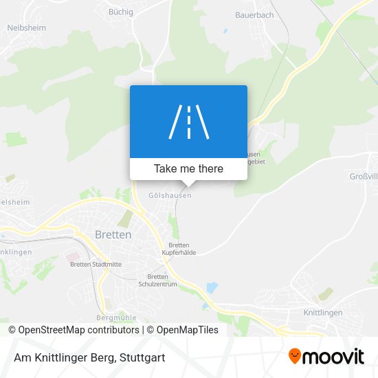 Am Knittlinger Berg map